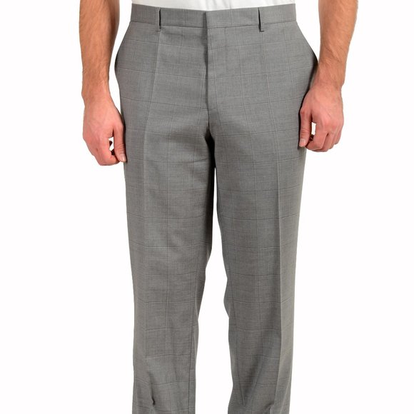 Hugo Boss Men's "Getlin202" Slim Fit 100% Wool Dress Pants US 40R IT 56
